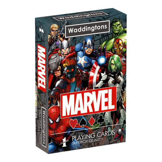 Waddingtons Marvel spille kort i gruppen SELSKABSSPIL / Poker & casino / Design hos Spelexperten (024419)