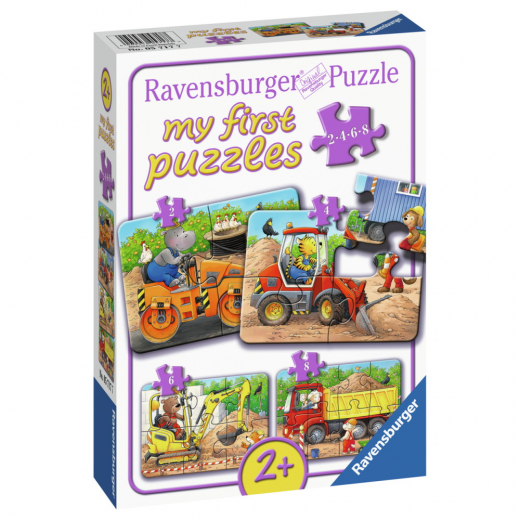 Ravensburger: Byggepladser 2-8 Brikker i gruppen PUSLESPIL / Puslespil til børn hos Spelexperten (10105717)