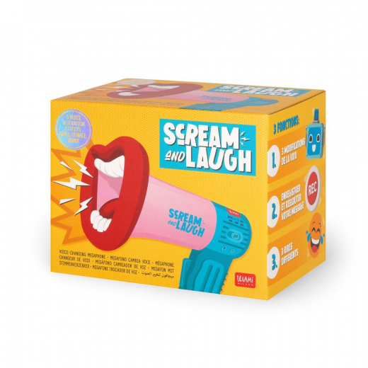 Scream and laugh - megaphone, voice distorter i gruppen LEGETØJ / Sjove gadgets hos Spelexperten (103566)