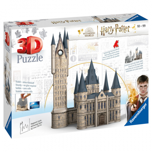 Ravensburger 3D Harry Potter Hogwarts Castle Astronomy Tower 540 Brikker i gruppen PUSLESPIL hos Spelexperten (10411277)
