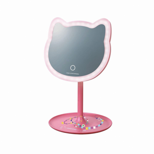 Makeup mirror with lighting, Kitty i gruppen LEGETØJ / Inventar hos Spelexperten (104192)