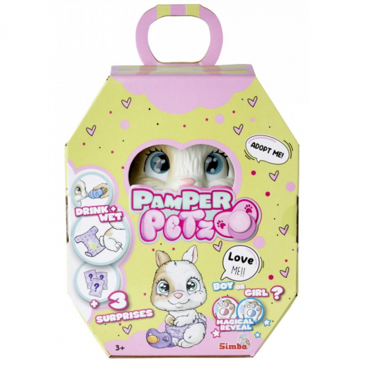 Pamper Petz - Baby kanin i gruppen LEGETØJ / Figurer og legesæt hos Spelexperten (105953052)