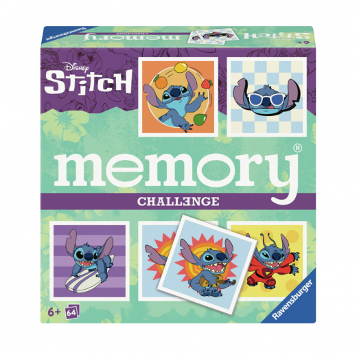 Disney Stitch Challenge Memo i gruppen SELSKABSSPIL / Familiespil hos Spelexperten (10624697)