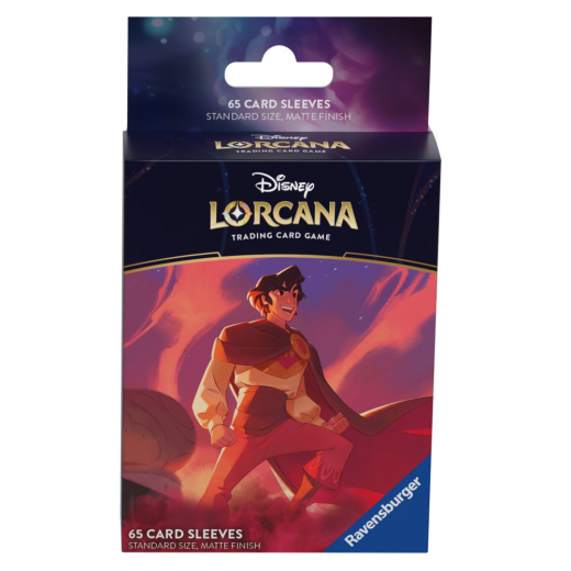 Disney Lorcana TCG: Sleeves 63 x 88 mm - Aladdin i gruppen SELSKABSSPIL / Tilbehør / Sleeves hos Spelexperten (11098404)