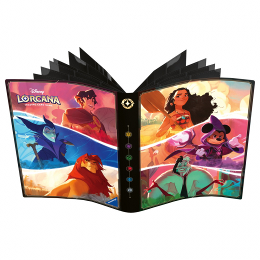 Disney Lorcana TCG: 9-Pocket Portfolio - Characters i gruppen SELSKABSSPIL / Tilbehør / Opbevaring hos Spelexperten (11098410)