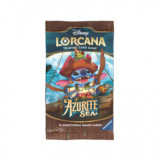 Disney Lorcana TCG: Azurite Sea - Booster Pack i gruppen SELSKABSSPIL / Spilserier / Disney Lorcana Trading Card Game hos Spelexperten (11098466-BOS)