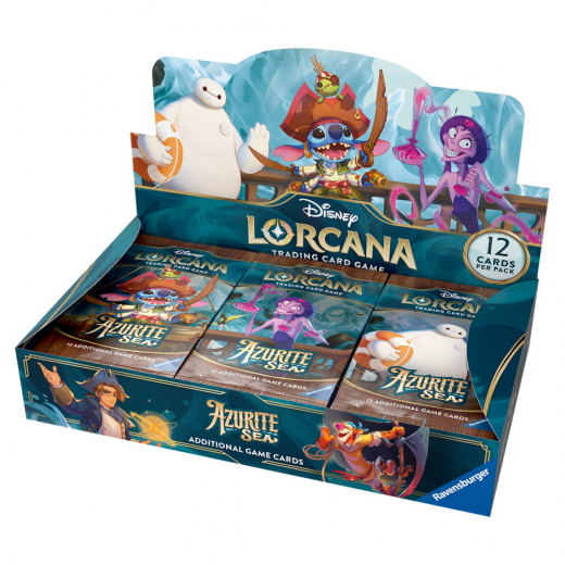 Disney Lorcana TCG: Azurite Sea - Booster Display i gruppen SELSKABSSPIL / Spilserier / Disney Lorcana Trading Card Game hos Spelexperten (11098466-DIS)