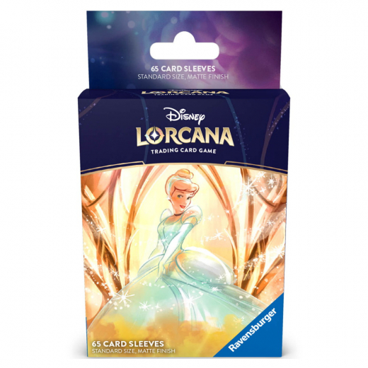 Disney Lorcana TCG: Sleeves 63 x 88 mm - Cinderella i gruppen SELSKABSSPIL / Tilbehør / Sleeves hos Spelexperten (11098529)