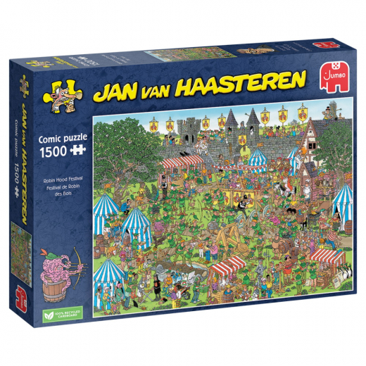 Jan van Haasteren - Robin Hood Festival 1500 Brikker i gruppen PUSLESPIL / Jan van Haasteren hos Spelexperten (1110100317)