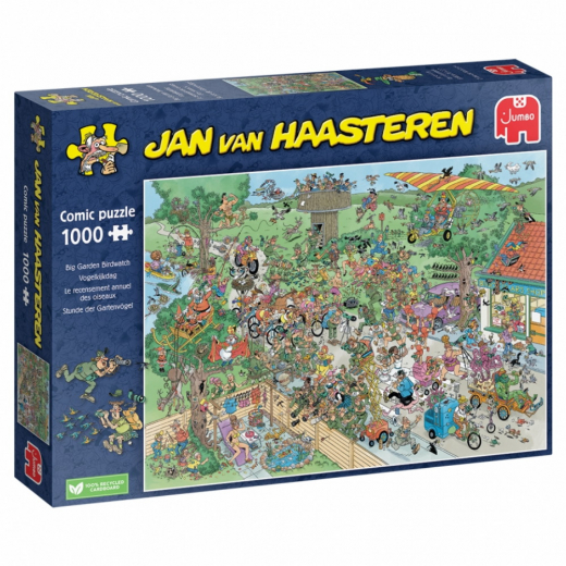 Jan van Haasteren Big Garden Birdwatch 1000 Brikker i gruppen PUSLESPIL / 1000 brikker hos Spelexperten (1110100318)