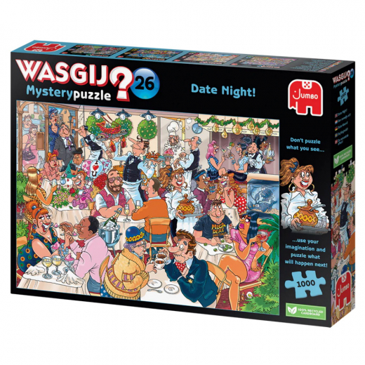 Wasgij? Retro Mystery #26 - Date Night! 1000 Brikker i gruppen PUSLESPIL / Wasgij hos Spelexperten (1110100331)