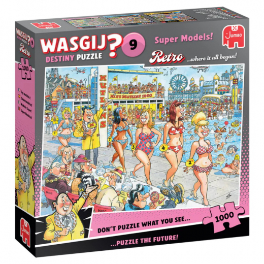 Wasgij? Retro Destiny #9 - Super Models! 1000 Brikker i gruppen PUSLESPIL / Wasgij hos Spelexperten (1110100503)