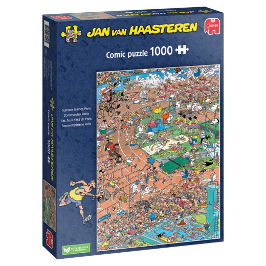 Jan van Haasteren - Summer Games Paris 1000 Brikker i gruppen PUSLESPIL / Jan van Haasteren hos Spelexperten (1119801816)