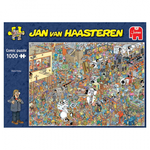 Jan van Haasteren - Black Friday 1000 Brikker i gruppen PUSLESPIL / Jan van Haasteren hos Spelexperten (1119801829)