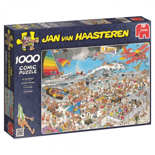 Jan van Haasteren - At The Beach 1000 Brikker i gruppen PUSLESPIL / Jan van Haasteren hos Spelexperten (1119801830)