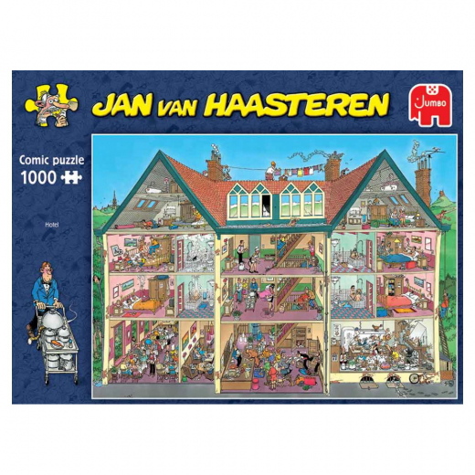 Jan van Haasteren - Hotel 1000 Brikker i gruppen PUSLESPIL / Jan van Haasteren hos Spelexperten (1119801832)