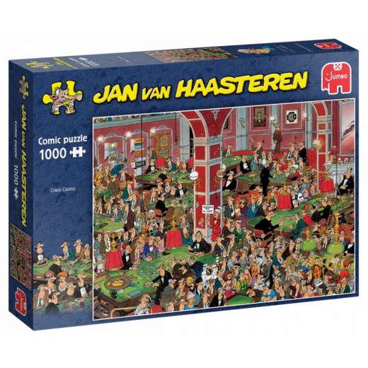 Jan van Haasteren - Crazy Casino 1000 Brikker i gruppen PUSLESPIL / Jan van Haasteren hos Spelexperten (1119801834)