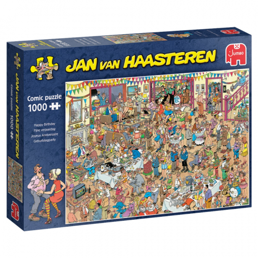 Jan van Haasteren - Happy birthday 1000 Brikker i gruppen PUSLESPIL / Jan van Haasteren hos Spelexperten (1119801835)