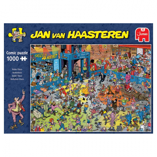 Jan van Haasteren - Roller Disco 1000 Brikker i gruppen PUSLESPIL / Jan van Haasteren hos Spelexperten (1119801837)