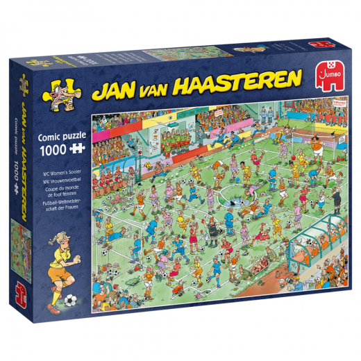 Jan van Haasteren - Womens Soccer 1000 Brikker i gruppen PUSLESPIL / Jan van Haasteren hos Spelexperten (1119801840)