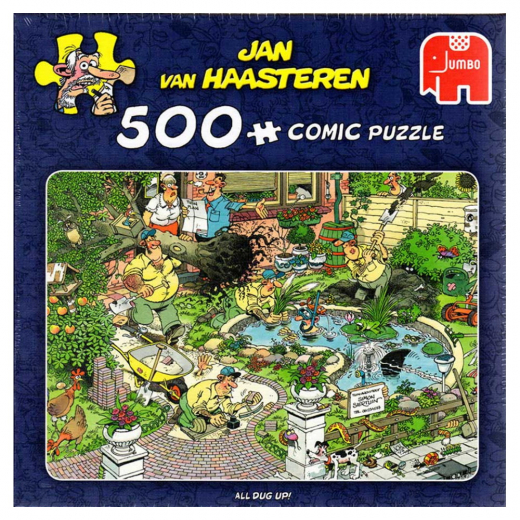 Jan van Haasteren - All Dug Up 500 Brikker i gruppen PUSLESPIL / < 750 brikker hos Spelexperten (1119801849)