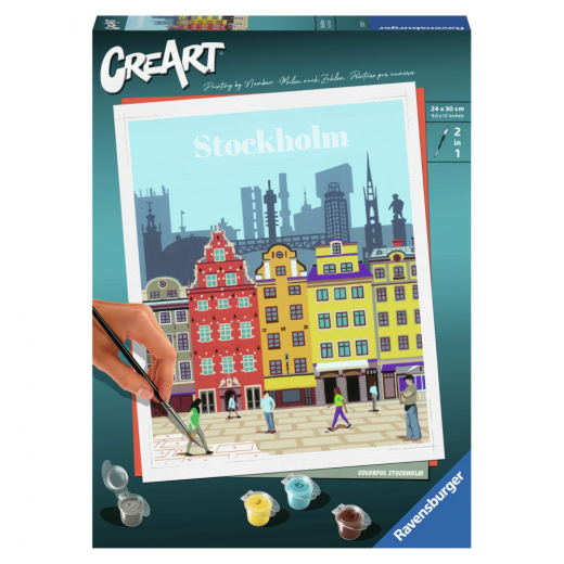 CreArt Colorful Stockholm i gruppen LEGETØJ / Skab & mal hos Spelexperten (11223644)