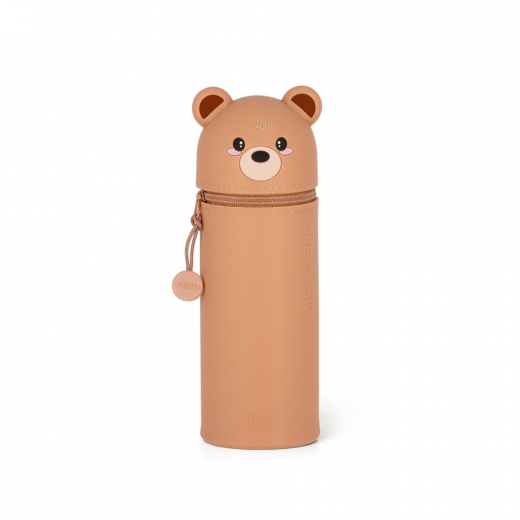 Pencil case made of silicone Teddy i gruppen LEGETØJ / Skab & mal / Skriv og Tegn / Blyanter og farveblyanter hos Spelexperten (112331)