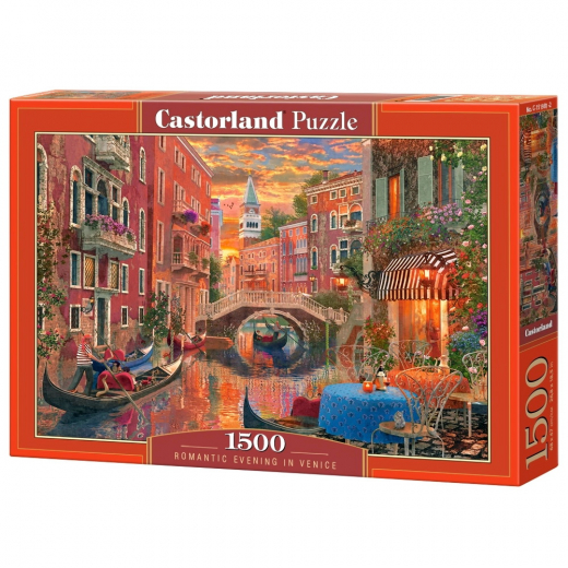 Castorland - Romantic Evening in Venice 1500 Brikker i gruppen PUSLESPIL / Castorland hos Spelexperten (116413)