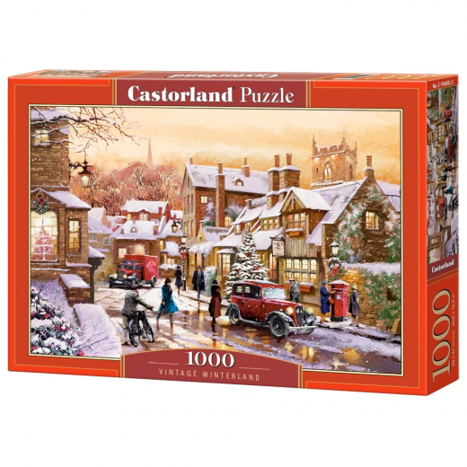 Castorland - Vintage Winterland 1000 Brikker i gruppen PUSLESPIL / 1000 brikker hos Spelexperten (116767)