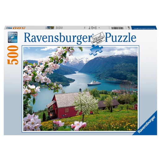 Ravensburger Landscape 500 Brikker i gruppen PUSLESPIL / < 750 brikker hos Spelexperten (12000208)