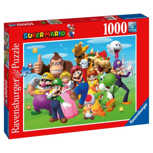 Ravensburger Super Mario 1000 Brikker i gruppen PUSLESPIL / 1000 brikker hos Spelexperten (12000455)