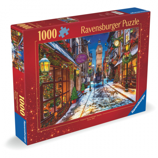 Ravensburger Christmas Time 1000 Brikker i gruppen PUSLESPIL / 1000 brikker hos Spelexperten (12000578)