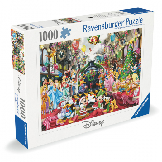 Ravensburger Disney All Aboard For Christmas 1000 brikker i gruppen PUSLESPIL / 1000 brikker hos Spelexperten (12000661)