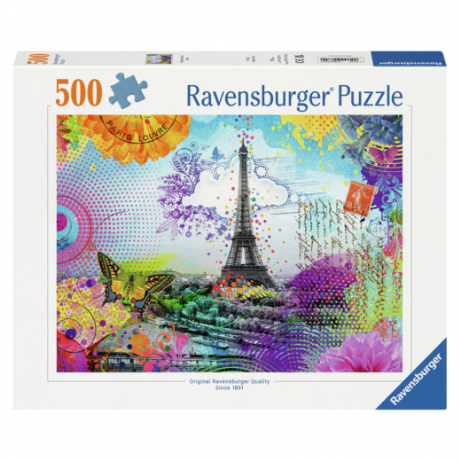 Ravensburger: Postcard from Paris 500 Brikker i gruppen PUSLESPIL / < 750 brikker hos Spelexperten (12000772)