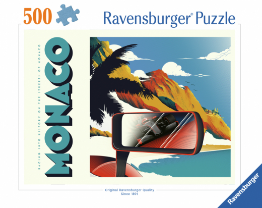 Ravensburger Pussel - Monaco Grand Prix 500 Brikker i gruppen PUSLESPIL / Ravensburger hos Spelexperten (12000774)