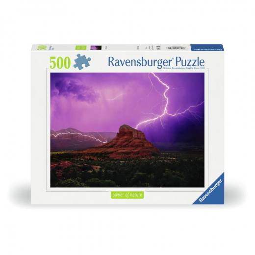 Ravensburger: Pink Thunder 500 Brikker i gruppen PUSLESPIL / < 750 brikker hos Spelexperten (12000779)