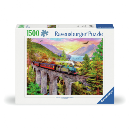 Ravensburger: Autumn Viaduct 1500 Brikker i gruppen PUSLESPIL / 1500 brikker hos Spelexperten (12000795)