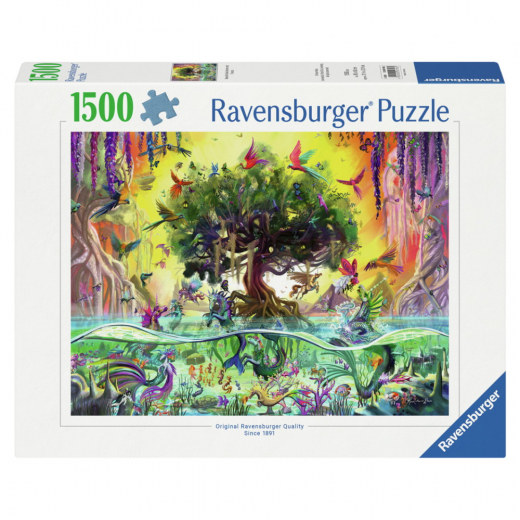 Ravensburger: Sea Unicorn 1500 Brikker i gruppen PUSLESPIL / 1500 brikker hos Spelexperten (12000798)