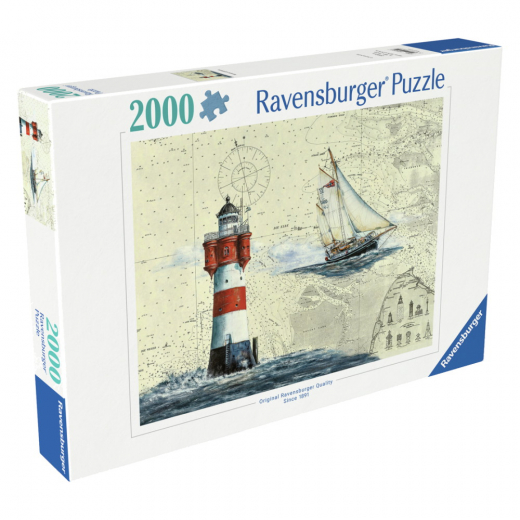 Ravensburger Romantic Lighthouse 2000 Brikker i gruppen PUSLESPIL / 2000 brikker > hos Spelexperten (12000804)