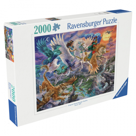 Ravensburger: Pegasus and Friends 2000 Brikker i gruppen PUSLESPIL / 2000 brikker > hos Spelexperten (12000806)