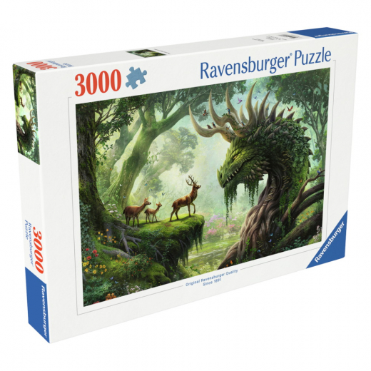 Ravensburger The Forest Dragon awakes 3000 Brikker i gruppen PUSLESPIL / 2000 brikker > hos Spelexperten (12000808)