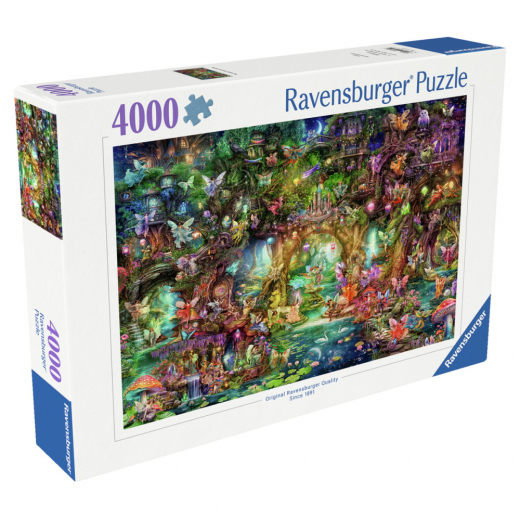 Ravensburger The Hidden World of Fairies 4000 Brikker i gruppen PUSLESPIL / 2000 brikker > hos Spelexperten (12000810)