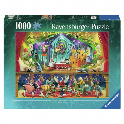 Ravensburger: Snow White and 7 Gnomes 1000 Brikker i gruppen PUSLESPIL / 1000 brikker hos Spelexperten (12000827)