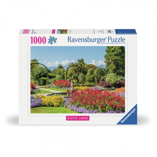 Ravensburger: Park Of Villa Pallavicino 1000 Brikker i gruppen PUSLESPIL / 1000 brikker hos Spelexperten (12000852)