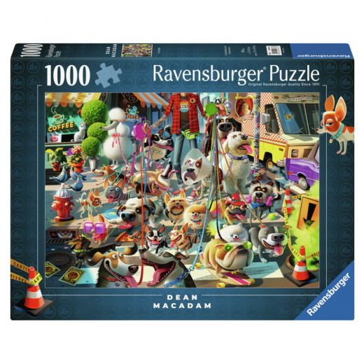 Ravensburger: The Dog Walker 1000 Brikker i gruppen PUSLESPIL / 1000 brikker hos Spelexperten (12000876)