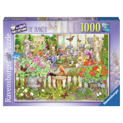 Ravensburger: Cosy Café Secret Garden 1000 Brikker i gruppen PUSLESPIL / 1000 brikker hos Spelexperten (12001081)