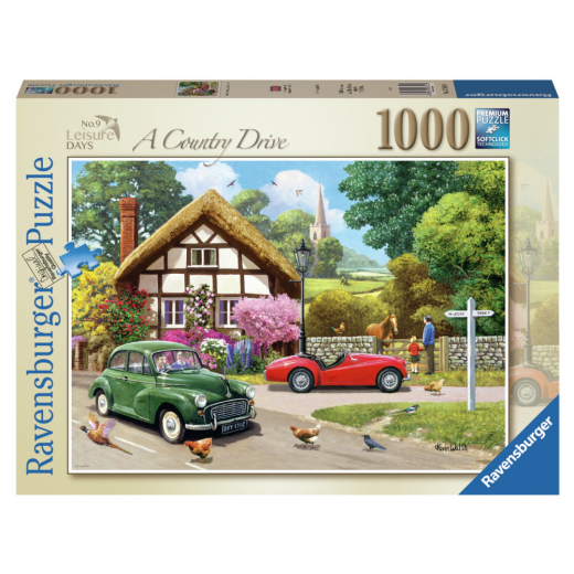 Ravensburger: A Stop To Say Hello 1000 Brikker i gruppen PUSLESPIL / 1000 brikker hos Spelexperten (12001180)