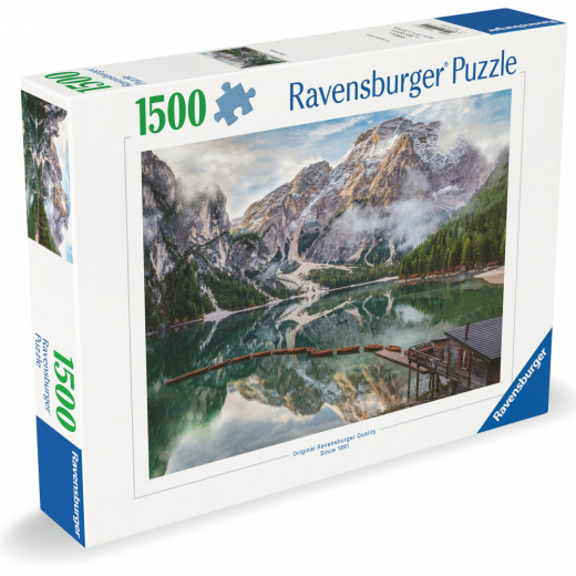 Ravensburger: Lake Braies 1500 Brikker i gruppen PUSLESPIL / 1000 brikker hos Spelexperten (12001211)