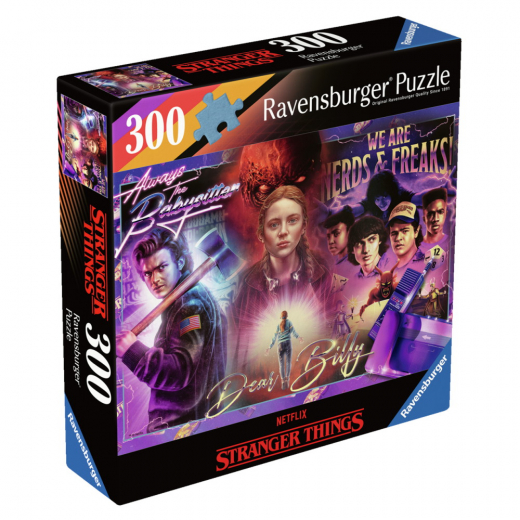 Ravensburger: Stranger Things 300 Brikker i gruppen PUSLESPIL / < 750 brikker hos Spelexperten (12001226)