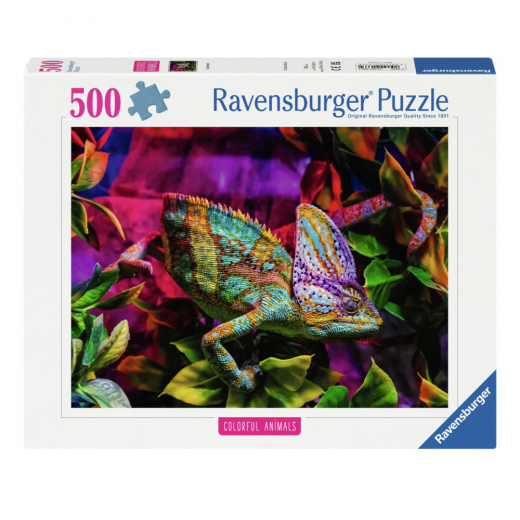 Ravensburger: Chameleon 500 Brikker i gruppen PUSLESPIL / < 750 brikker hos Spelexperten (12001333)